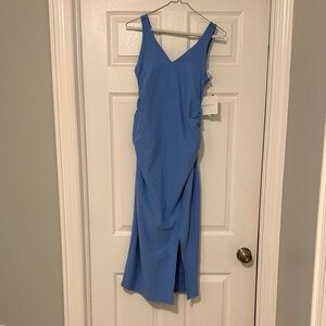 Beyond Yoga Blue Maternity Dress